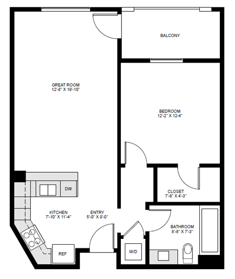 D Floor Plan at The Reserve La Mirada, La Mirada, 90638